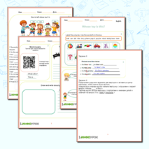 Рабочий лист для Английского языка по теме 