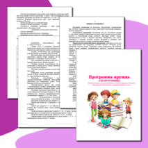 Программа кружка 