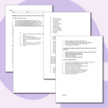 Рабочий лист Present perfect/Present Perfect Continuous. Настоящее совершенное и Настоящее совершенное продолженное время