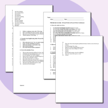 Рабочий лист Present perfect/Present Perfect Continuous. Настоящее совершенное и Настоящее совершенное продолженное время