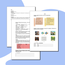 Тест по английскому языку для 3 - 4 классов