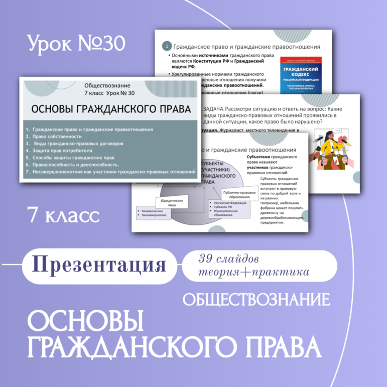 Презентация к уроку обществознания в 7 классе по теме "Система ...