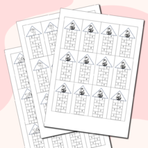 Числовые домики от 3 до 10