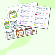 Карточки по математике 