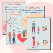Уголок Семьеведение. 4 модуля.