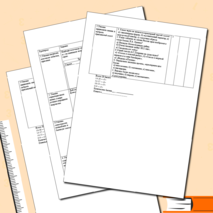 Лист оценки образовательных результатов по литературе (5 класс, 1 четверть)