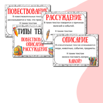 Памятки на доску 