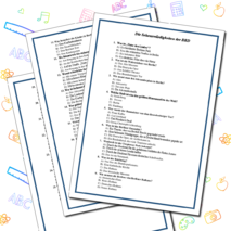 Тест на немецком языке по теме 