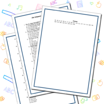 Тест на немецком языке по теме 