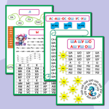 Слоги, слоговые таблицы, слоговые дорожки, слоговые цепочки. Подготовка к школе.Сборник-тренажёр.