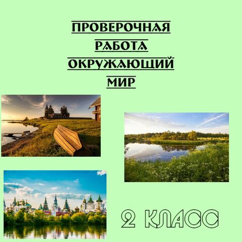 Подготовка к Всероссийской проверочной работе Окружающий мир 4 класс