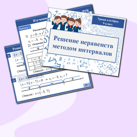 Презентация к урокам алгебры 