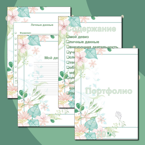 Портфолио ученика.