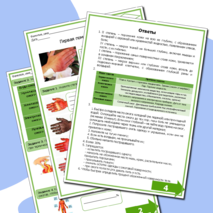 Рабочий лист по ОБЖ Первая помощь при ожогах.