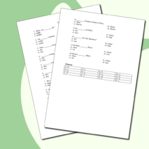 Грамматический тест к учебнику Horizonte 5