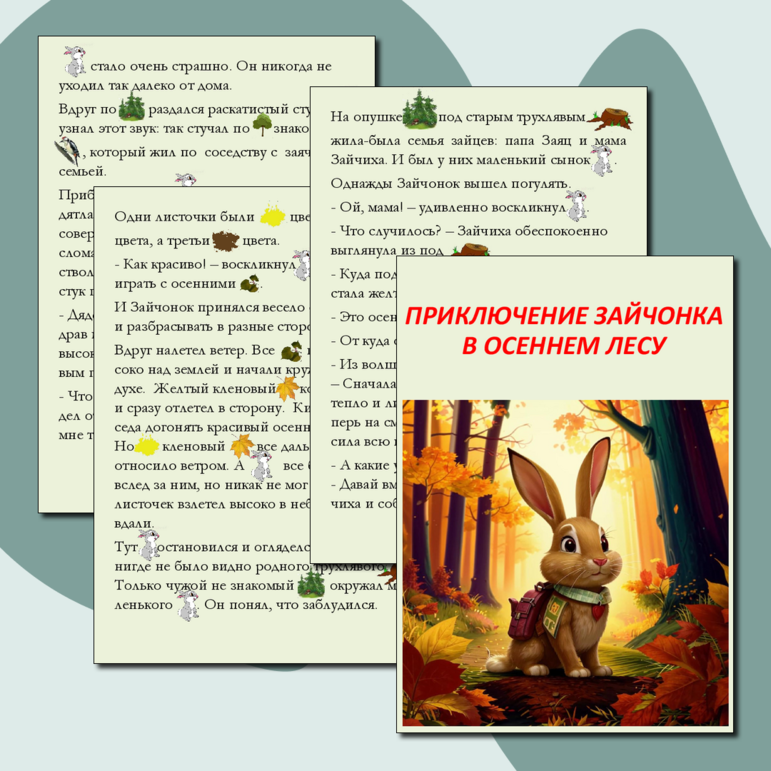 Сказка. Зайчонок Ушастик