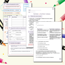 Тест Past Perfect vs Past Perfect C.