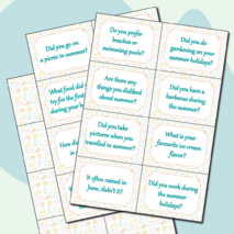 My summer holidays. Speaking cards. Обсуждаем летние каникулы.