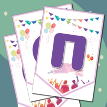 Флажки-растяжка «Последний звонок. Прощай, школа!»