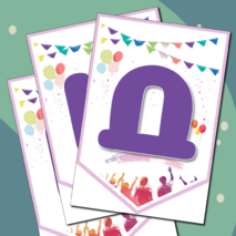 Флажки-растяжка «Последний звонок. Прощай, школа!»