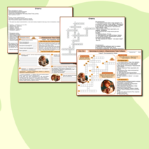 Комплект: рабочий лист + кроссворд «Приключения Тома Сойера (Глава 6. Том знакомится с Бекки)» Марк Твен. Литературное чтение 4 класс УМК «Школа России»