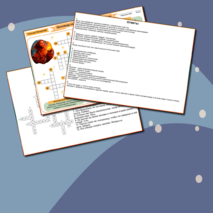 Комплект: рабочий лист + кроссворд «Святая ночь» Сельма Лагерлёф. Литературное чтение 4 класс УМК «Школа России»