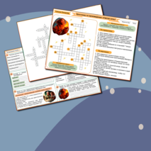 Комплект: рабочий лист + кроссворд «Святая ночь» Сельма Лагерлёф. Литературное чтение 4 класс УМК «Школа России»