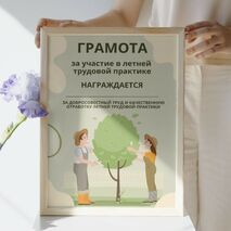 Грамоты за участие в летней трудовой практике
